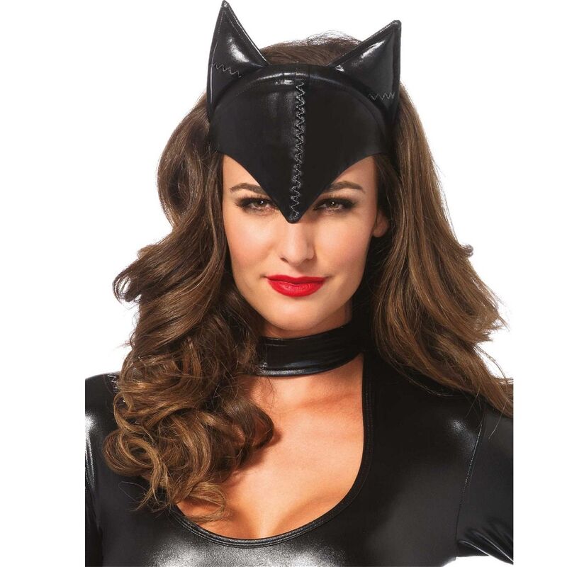 LEG AVENUE - CAT WOMAN MASKE SCHWARZ