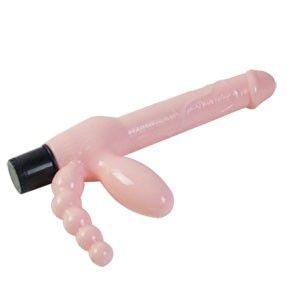 BAILE - CINTURÓN TPR SIN CUERDAS CON VIBRACIÓN Y ESTIMULACIÓN ANAL 25,4 CM