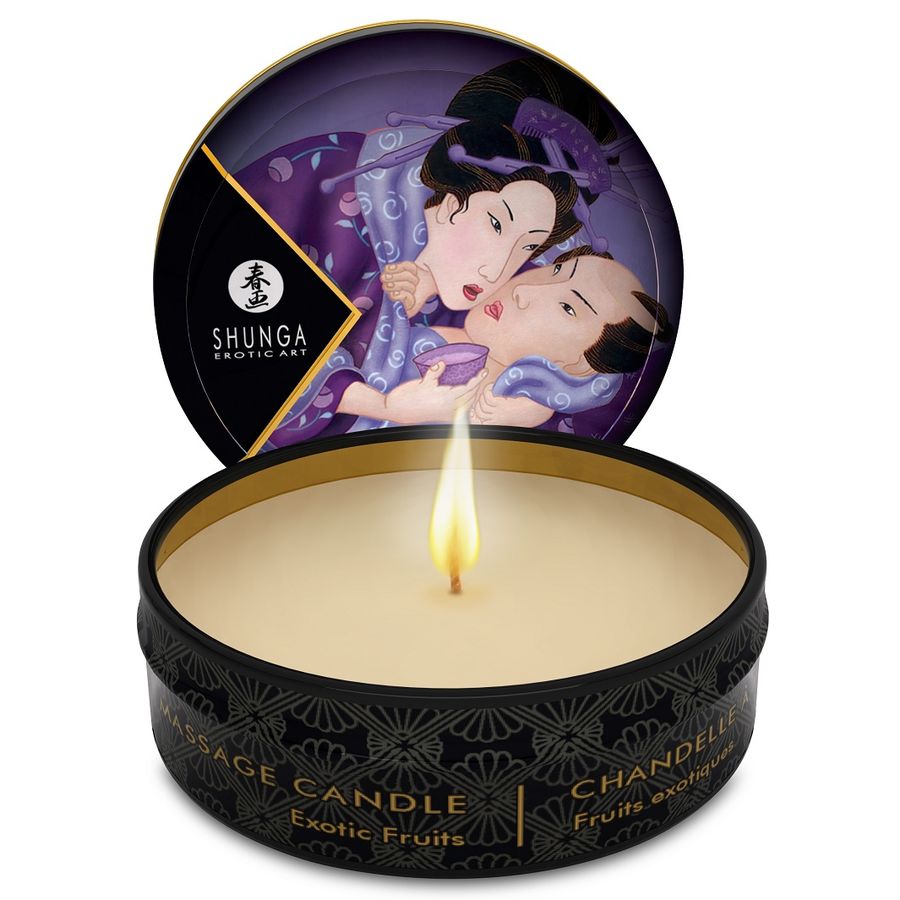 SHUNGA - MINI CARESS BY CANDELIGHT VELA DE MASAJE DE FRUTAS EXÓTICAS 30 ML