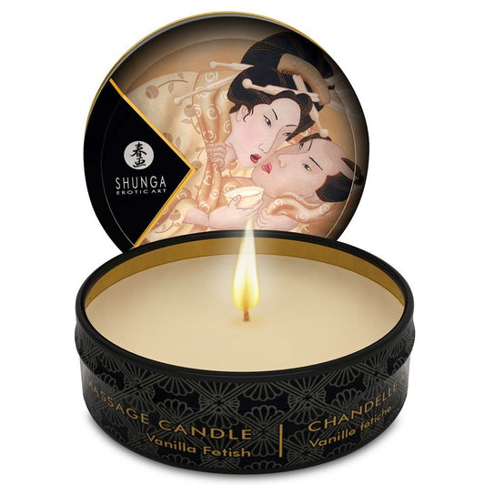 SHUNGA - VELA DE MASAJE MINI CARESS BY CANDELIGHT VAINILLA 30 ML