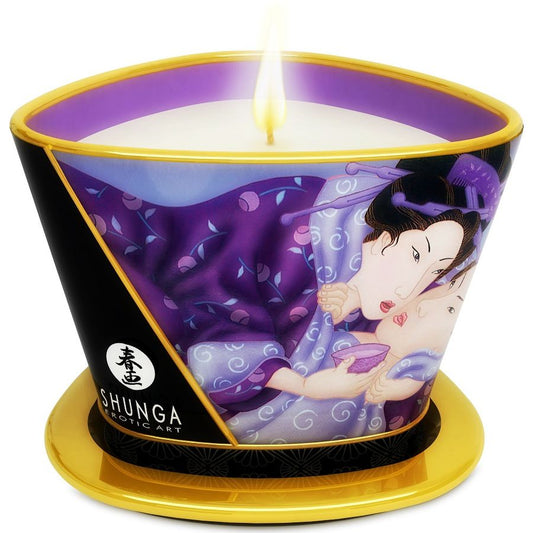 SHUNGA - VELA DE MASAJE MINI CARESS BY CANDELIGHT FRUTAS EXÓTICAS 170 ML