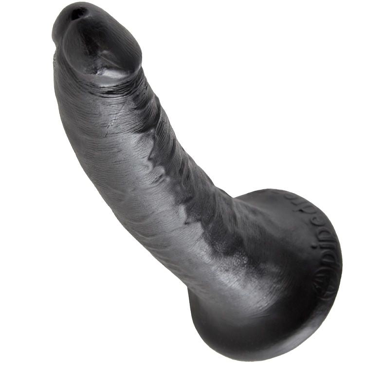 KING COCK - 7 DILDOS NEGRO 17,8 CM