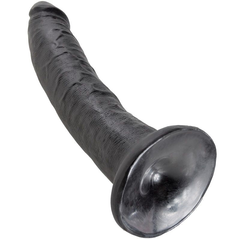 KING COCK - 7 DILDOS NEGRO 17,8 CM