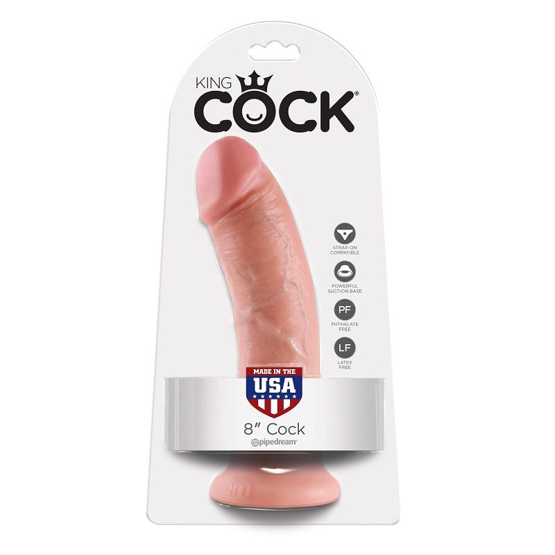 KING COCK - 8 DILDOS CARNE 20,3 CM