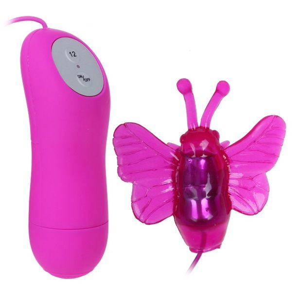 BAILE - VIBRADOR ESTIMULADOR MARIPOSA CUTE SECRET 12V