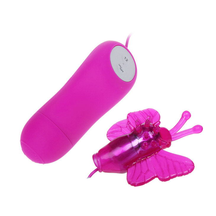 BAILE - VIBRADOR ESTIMULADOR MARIPOSA CUTE SECRET 12V