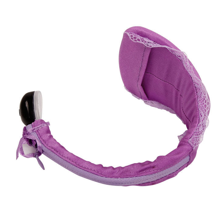 BAILE - TANGA CON VIBRADOR CON CONTROL REMOTO LILA