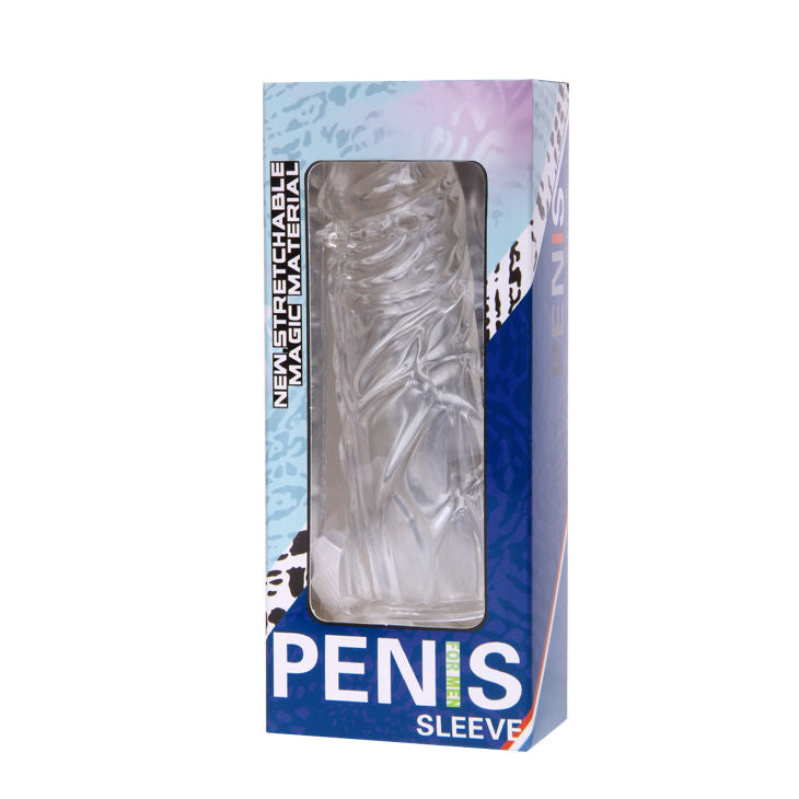 BAILE - TRANSPARENT SILICONE PENIS COVER 13 CM