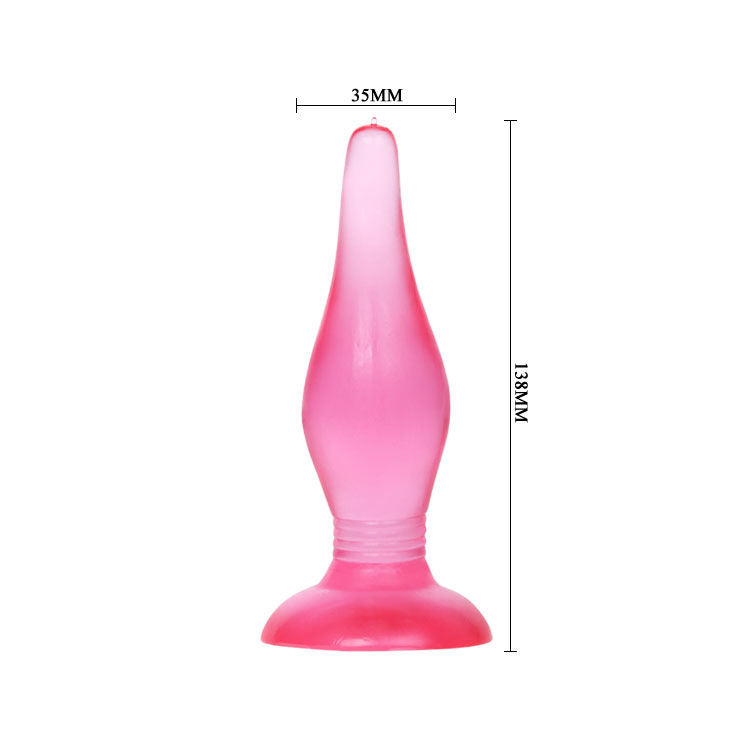 BAILE - PURPLE SOFT TOUCH ANAL PLUG 14.2 CM