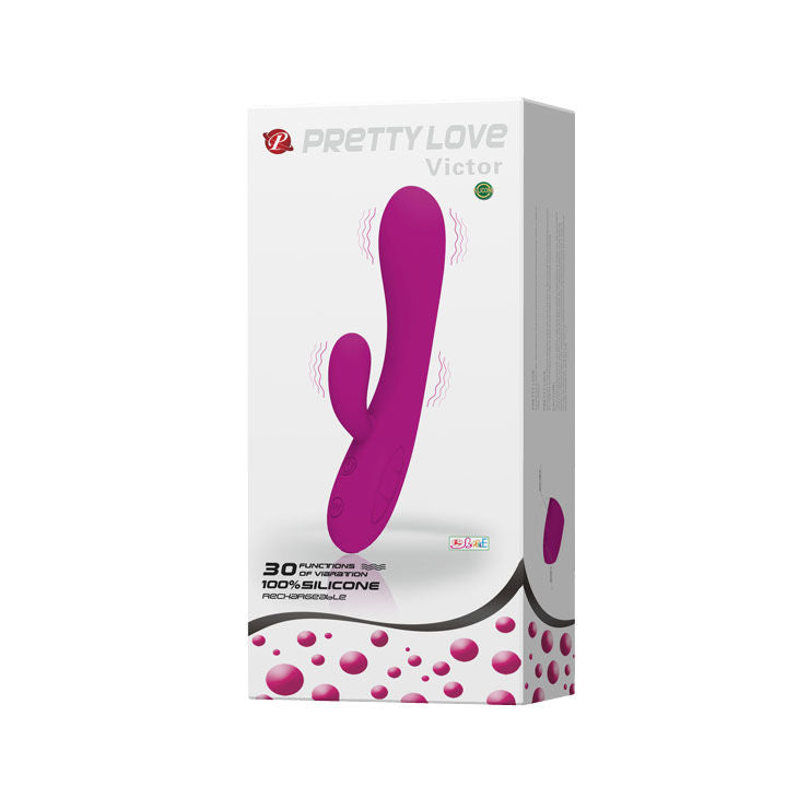 PRETTY LOVE - SMART VICTOR VIBRATOR WITH CLITORIST STIMULATOR