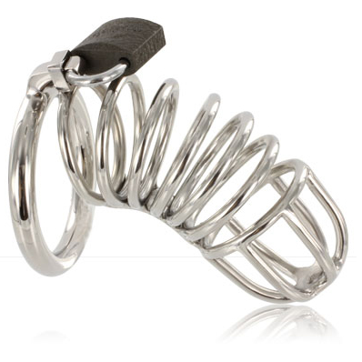 METAL HARD - CHASTITY DEVICE WITH HARD METAL CAGE RING