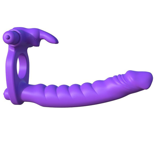 FANTASY C-RINGZ - VIBRADOR DOBLE DE SILICONA CONEJO