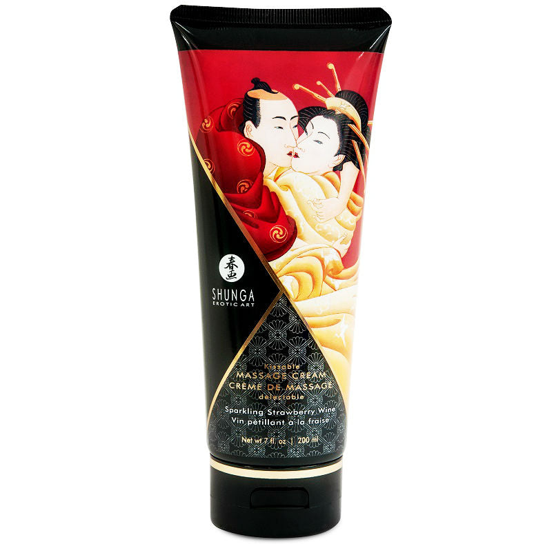 SHUNGA - CREMA DE MASAJE FRESA-CAVA 200 ML