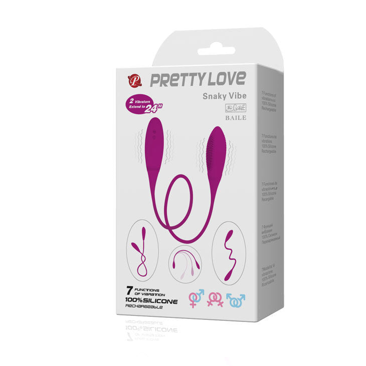 PRETTY LOVE - SNAKY DELUXE VIBRATOR 7V