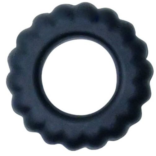 BAILE - TITANIUM COCKRING BLACK 2 CM 