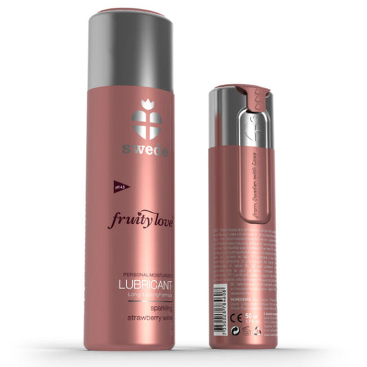 SWEDE - LUBRICANTE FRUITY LOVE VINO ESPUMOSO FRESA 50 ML