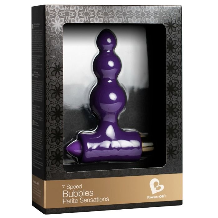 ROCKS-OFF - ESTIMULADOR ANAL PETITE BUBBLES - MORADO