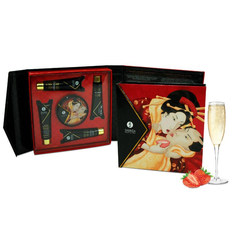 SHUNGA - KIT GEISHA SECRETA DE FRESA Y CAVA