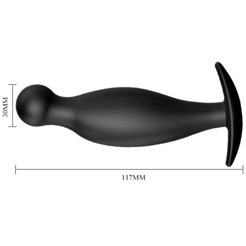 PRETTY LOVE - PLUG ANAL DE SILICONA 11,7 CM NEGRO