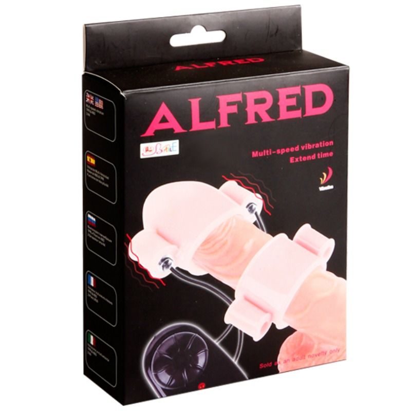 BAILE - FUNDAS PARA VIBRADOR PENE ALFRED CON MANDO