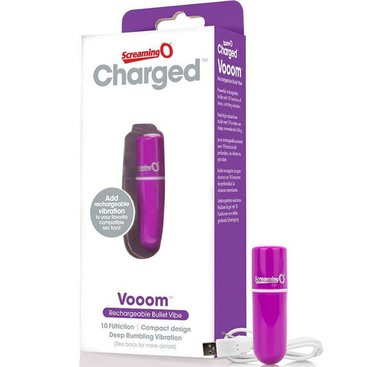 SCREAMING O - RECHARGEABLE VIBRATING BULLET VOOOM FLIE