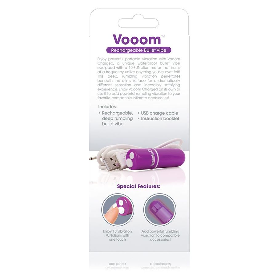 SCREAMING O - RECHARGEABLE VIBRATING BULLET VOOOM FLIE