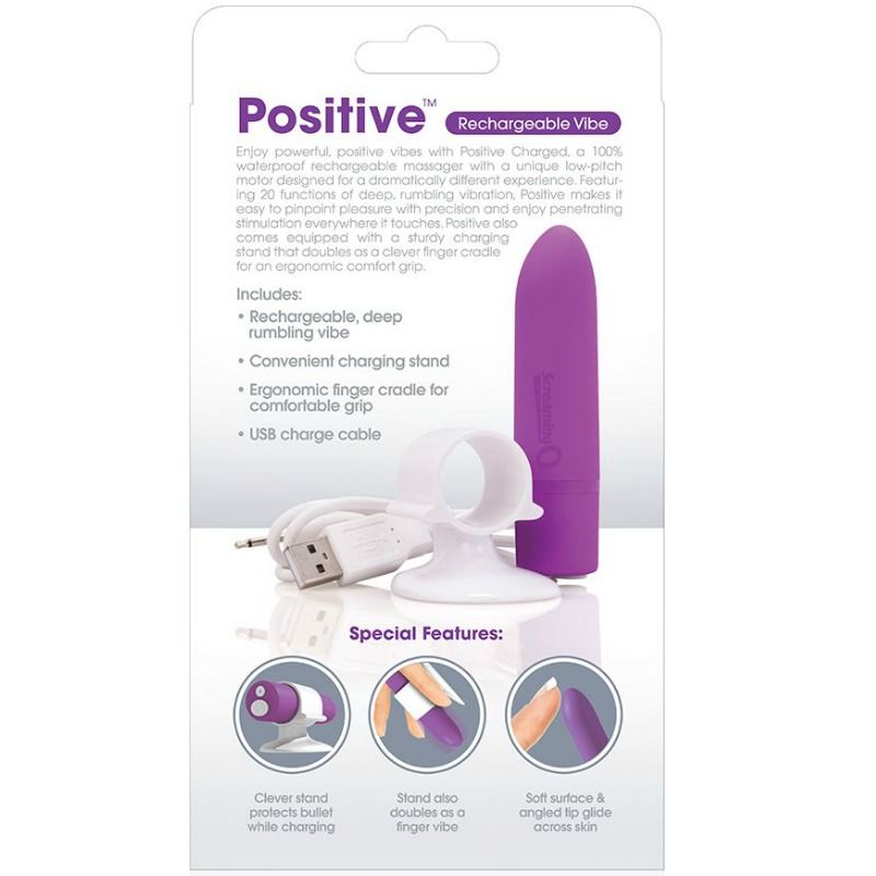 SCREAMING O - LIKE RECHARGEABLE MASSAGER POSITIVE FLIE