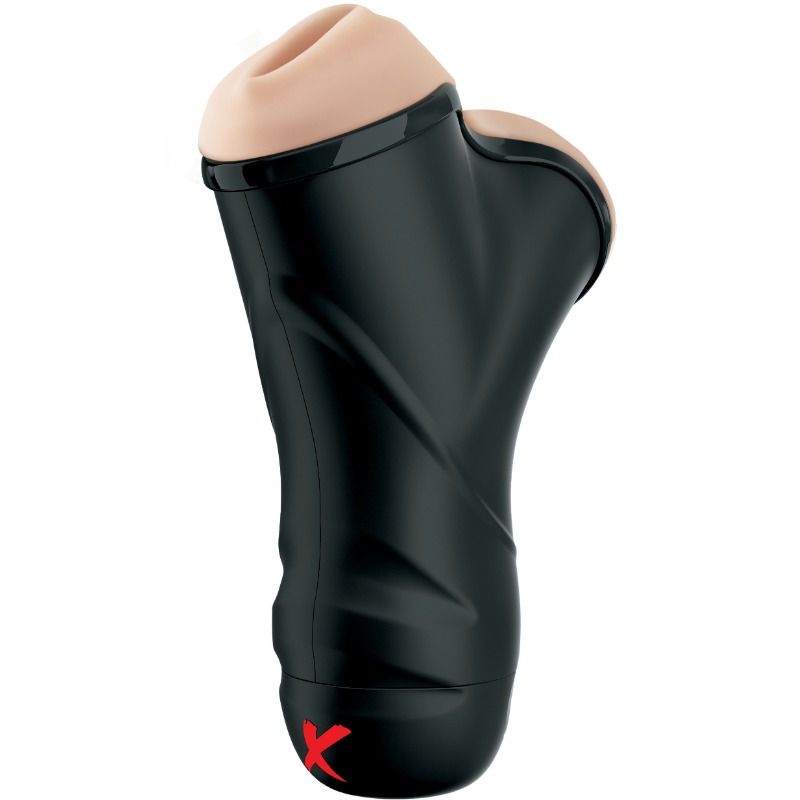 PDX ELITE - VIBRATING STROKER WITH DOUBLE PENETRATION