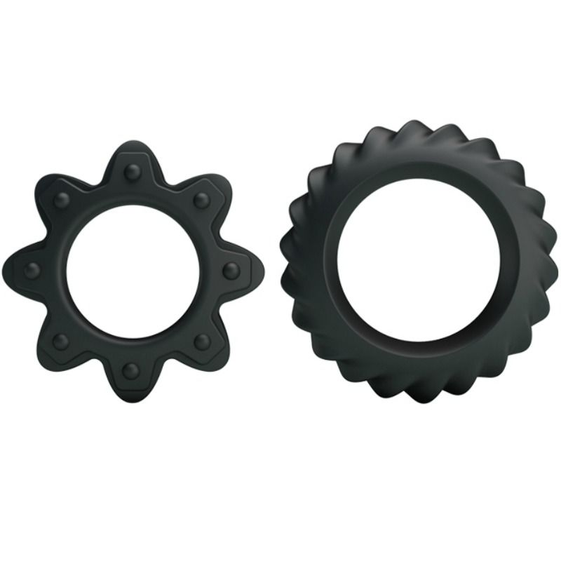 BAILE - KIT 2 RING BLOOMING SILICONE RINGS