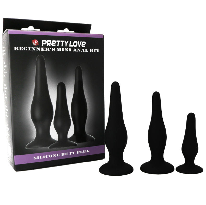 PRETTY LOVE - ANALPLUGS SILICONE INITIATIONS KIT