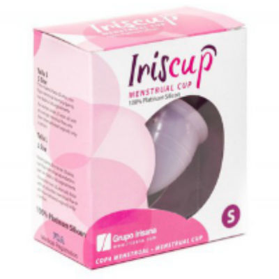 IRISCUP - COPA MENSUAL PEQUEÑA ROSA A + BOLSA ESTERILIZADORA GRATIS