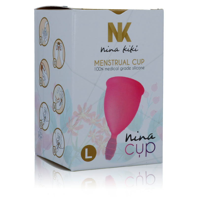 NINA KIKÍ - MENSTRUAL CUP PINK - SIZE L