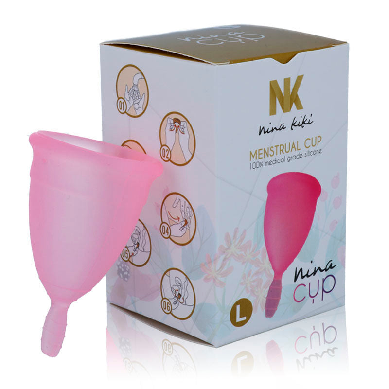 NINA KIKÍ - MENSTRUAL CUP PINK - SIZE L