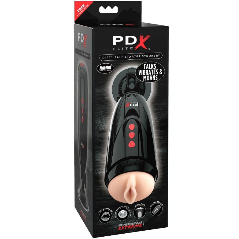 PDX ELITE - DIRTY TALK STARTER STROKER