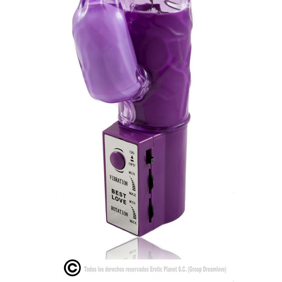 BAILE - PURPLE RABBIT ROTATOR WITH SUPER STIMULATOR