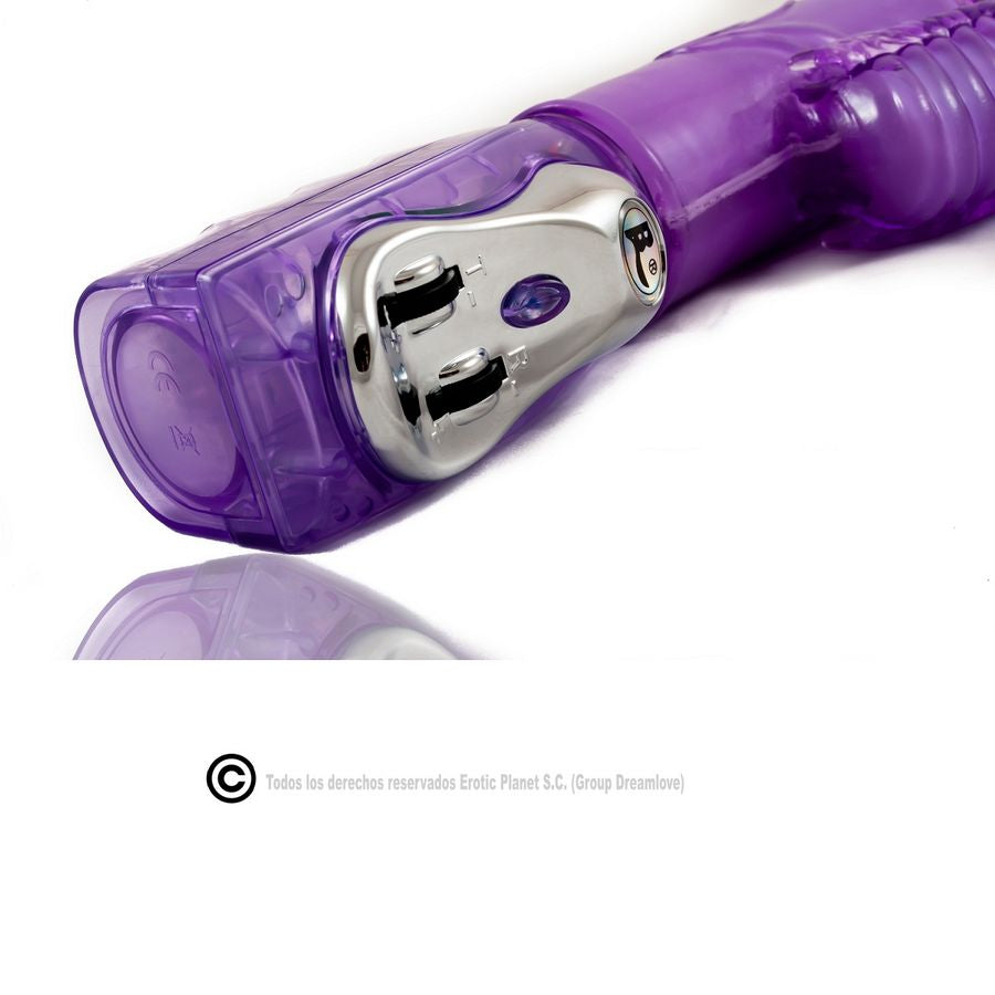 BAILE - PURPLE RABBIT UP AND DOWN ROTATOR WITH SUPER STIMULATOR