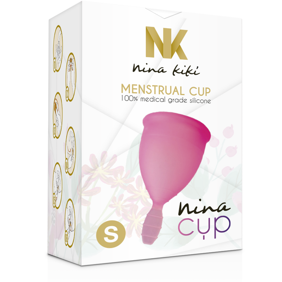 NINA KIKÍ - MENSTRUAL CUP ROSA - GRÖSSE S