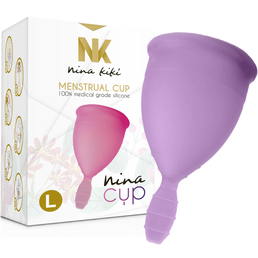 NINA KIKÍ - MENSTRUAL CUP LILA - GRÖSSE L