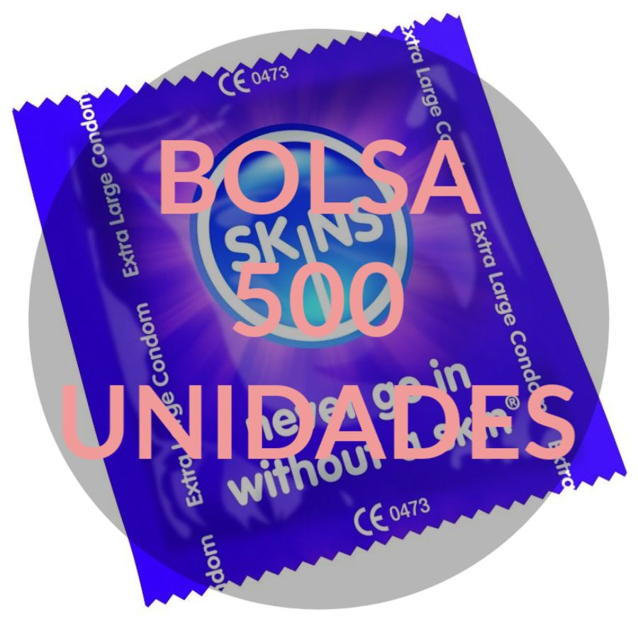 SKINS - SKIN CONDOM EXTRA LARGE BAG 500