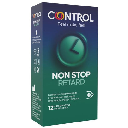 CONTROL - CONDONES NON STOP RETARD 12 UNIDADES