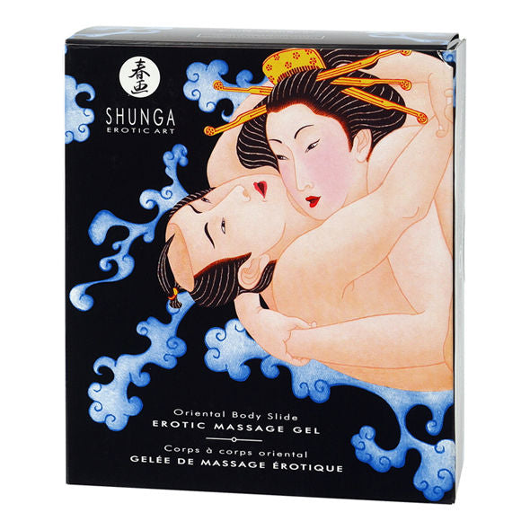 SHUNGA - ORIENTALISCHES BODY-TO-BODY-EROTISCHES MASSAGEGEL MIT EXOTISCHEN FRÜCHTEN