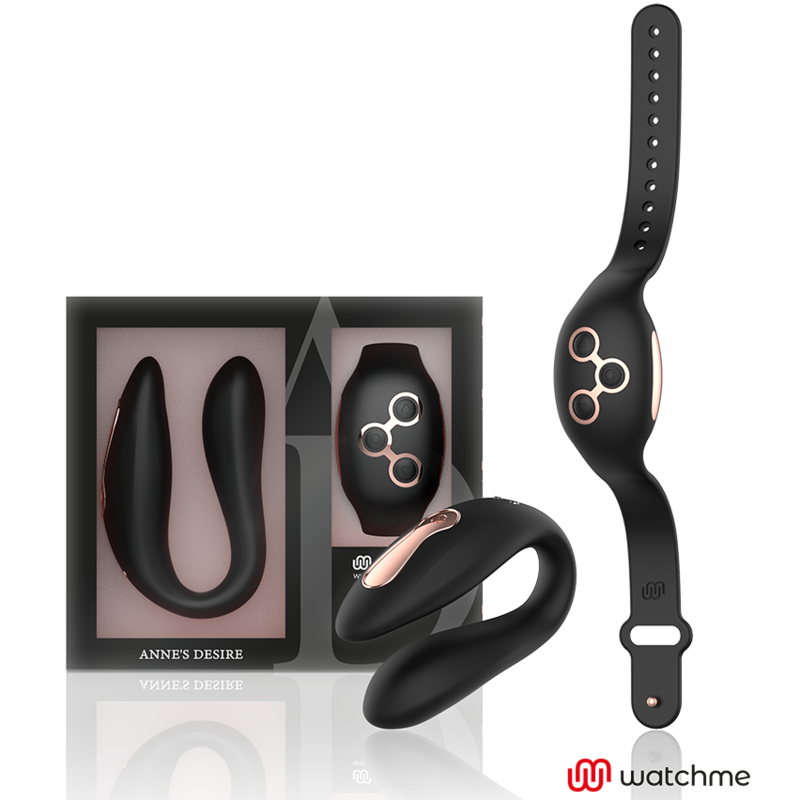 ANNE'S DESIRE - DUAL PLEASURE TECNOLOG A WATCHME SCHWARZ/GOLD