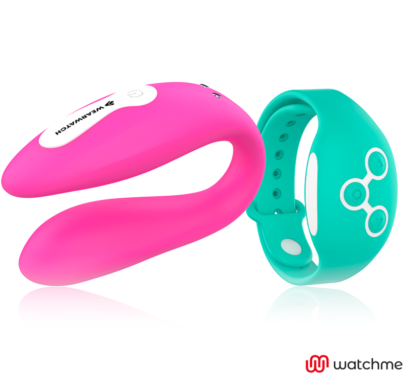 WEARWATCH - DUAL-TECHNOLOGIE-WATCHME-VIBRATOR FUCHSIA / MEERWASSER